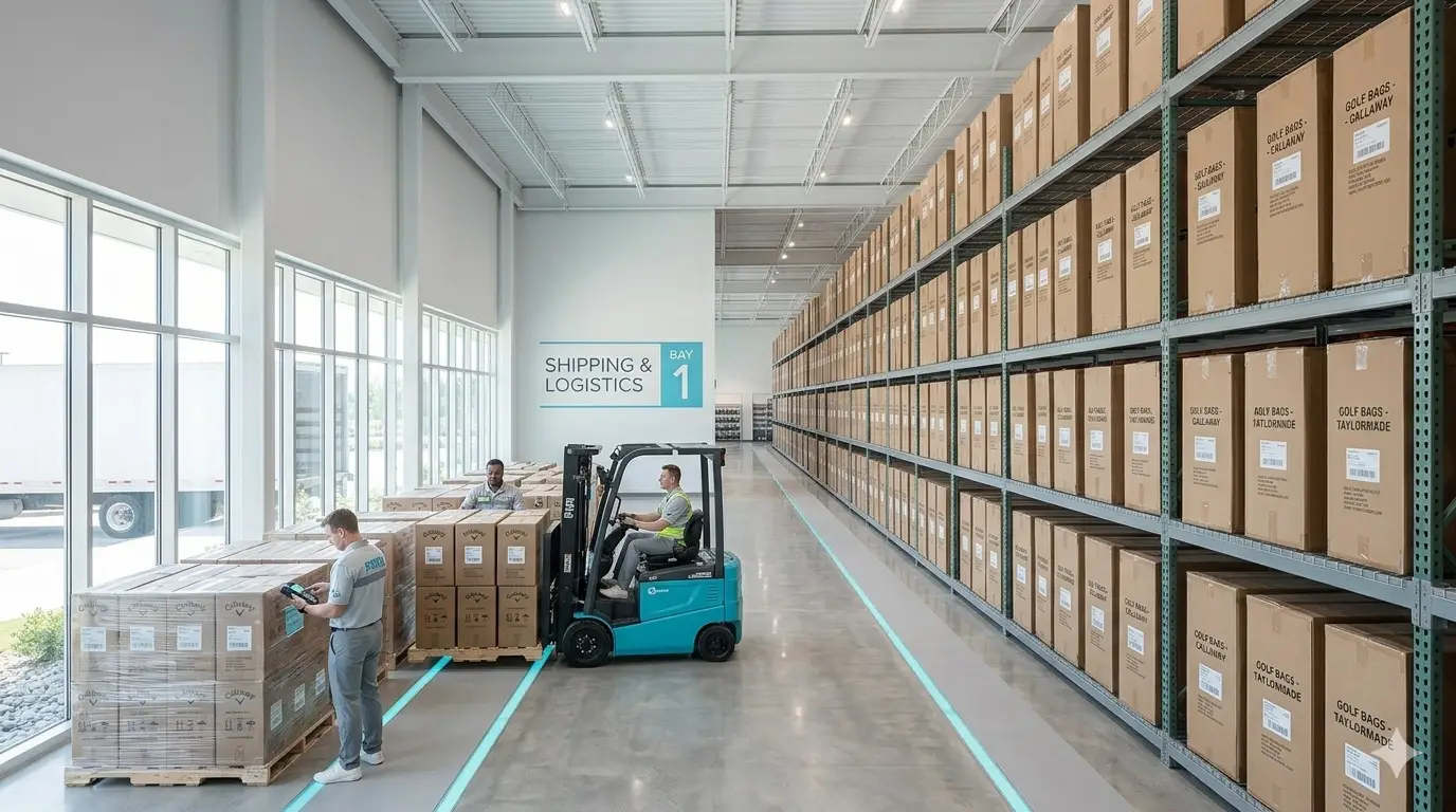 Склад гольф-оборудования MosGolfShop