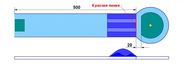 Прямая дорожка с окном