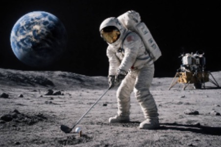 Гольф на Луне: невероятный удар в космическую пустоту Гольф на Луне: невероятный удар в космическую пустоту