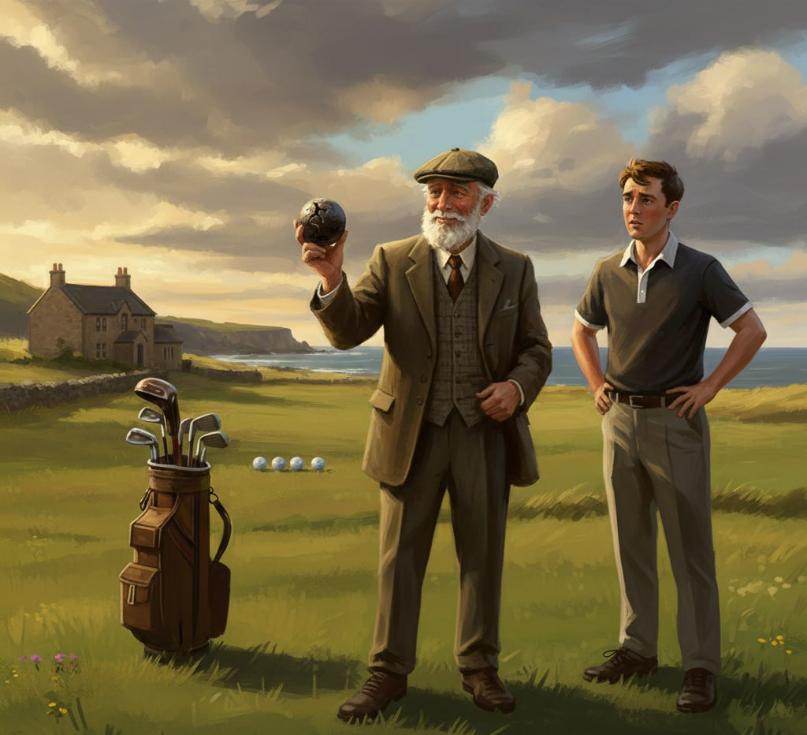 Легенда о первом мяче с ямочками Легенда о первом мяче с ямочками