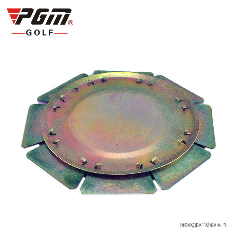 Лунка для гольфа напольная лепестковая металлическая