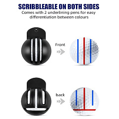 Маркер-клипса для гольфа с двумя фломастерами, PGM