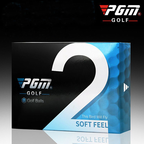 Мячи для гольфа PGM &quot;Soft Feel&quot;, 12 шт