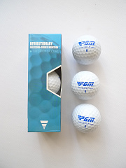 Мячи для гольфа PGM &quot;Soft Feel&quot;, двухкомпонентные, белые, 3 шт