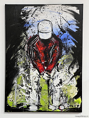 Картина "Гольфист", 70х50см