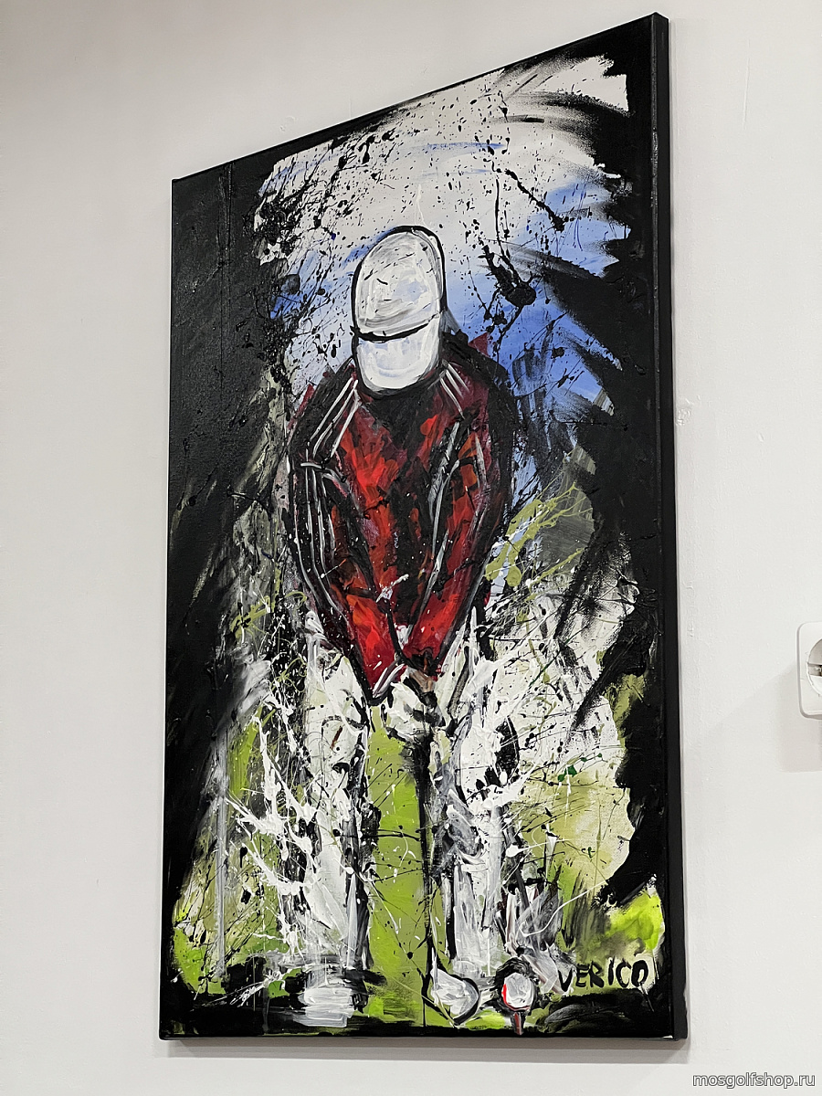 Картина "Гольфист", 70х50см