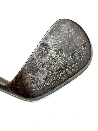 Антикварная клюшка для гольфа Iron №7 Alex D. Douglas — Spalding Kro-Flite “Sweet Spot” (ок. 1928–1933)