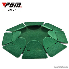 Лунка для гольфа напольная лепестковая металлическая