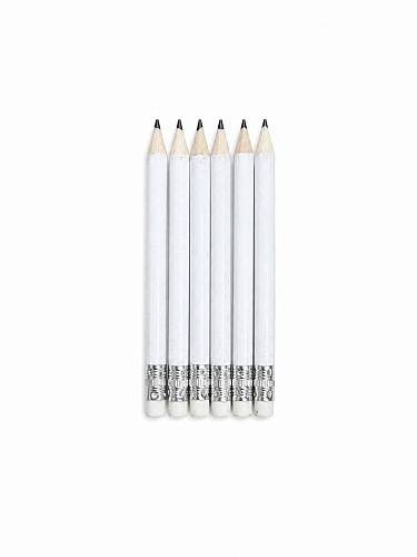 Карандаш для гольфа с ластиком, 3,5", деревянный, MGS 