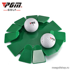 Лунка для гольфа напольная лепестковая пластиковая