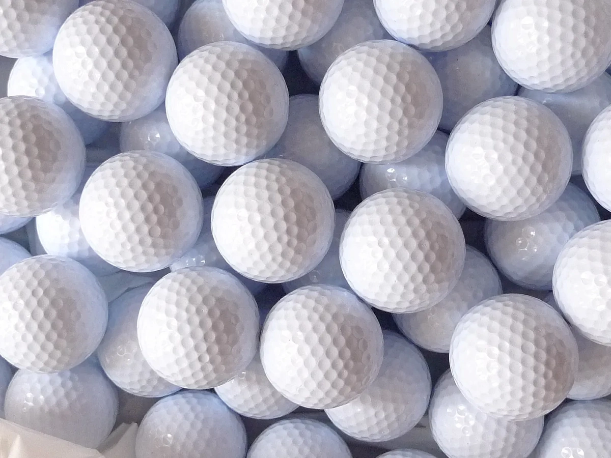 Мячи для гольфа Bolton, двухкомпонентные, 300 шт/1 короб., белые